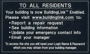 BuildingLink Lobby Signs